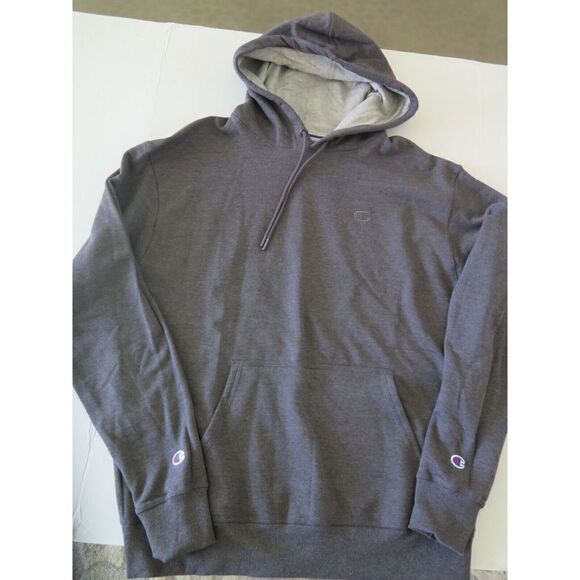 Champion Men's Size XL Gray Athleticwear Hooded Sweatshirt - Picture 6 of 8